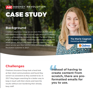 Agency Revolution - Chalmers Case Study Screenshot