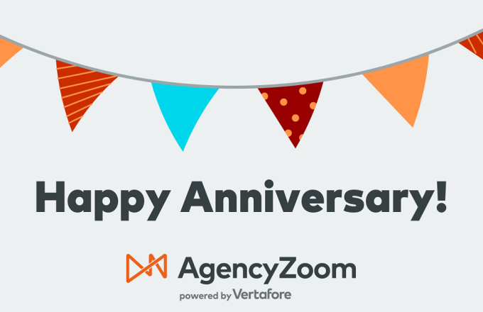 Happy anniversary AgencyZoom