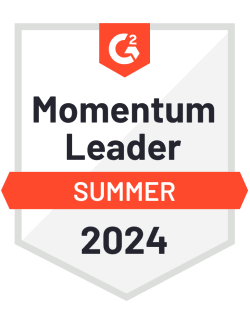 PL Rating award G2 Momentum Leader Summer 2024