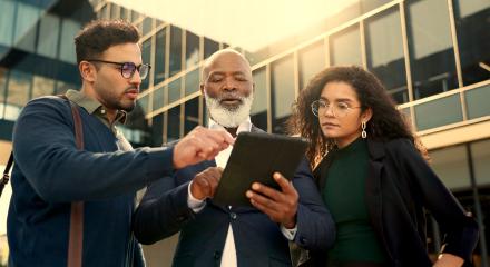 People reviewing the DOLs fiduciary ruling 2025 