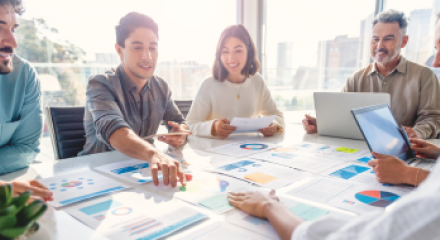 Insurance carriers having a meeting