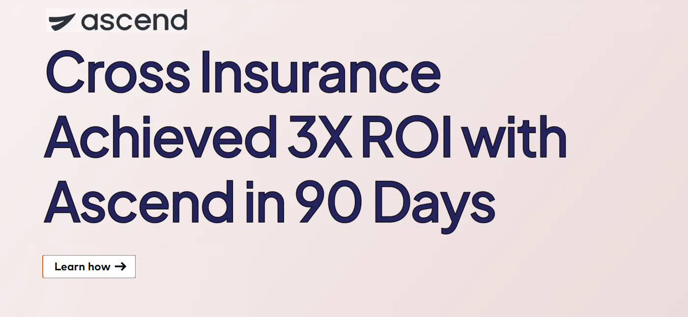 Ascend Cross Insurance Case Study graphic