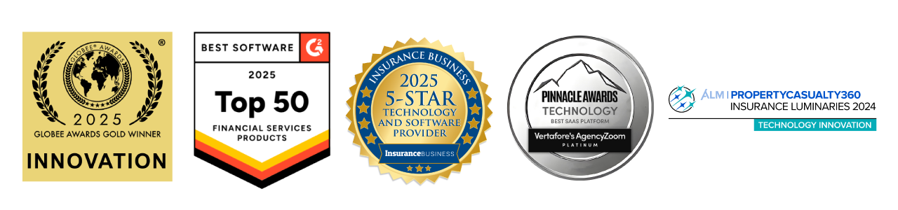 Awards banner AgencyZoom