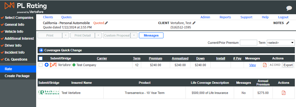 BackNine live integration