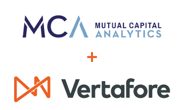 Vertafore and MCA Mutual Analytics logos