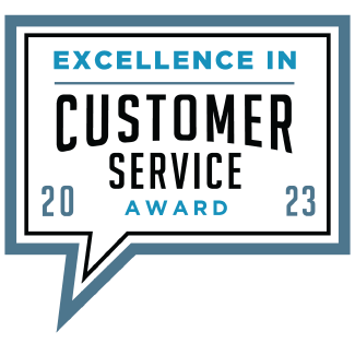 2023 Excellence in Customer Service award 