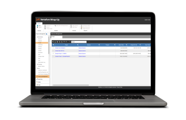 Track and store paperwork with Vertafore Wrap-Up