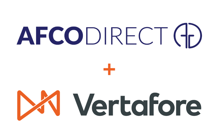 AFCO + Vertafore logos