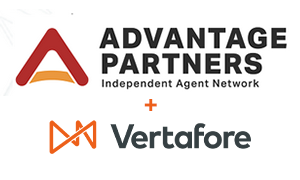 Advantage Partners + Vertafore logos