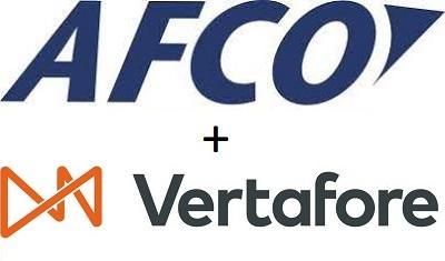 AFCO + Vertafore logos