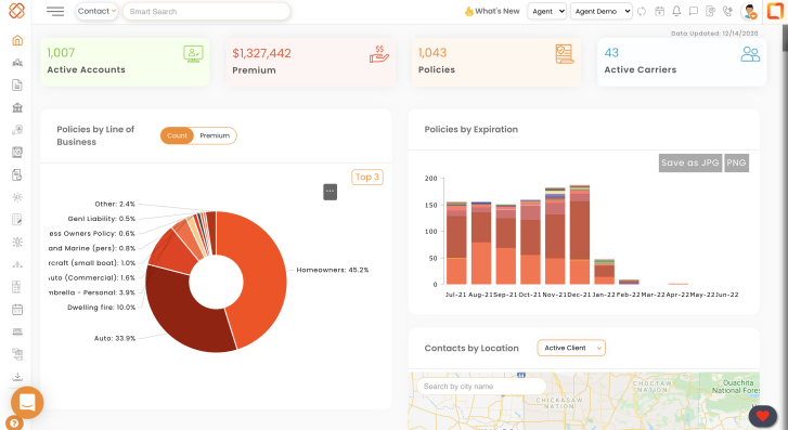 InsuredMine-Vertafore Orange Partners - screenshot