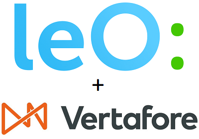 leO + Vertafore logos