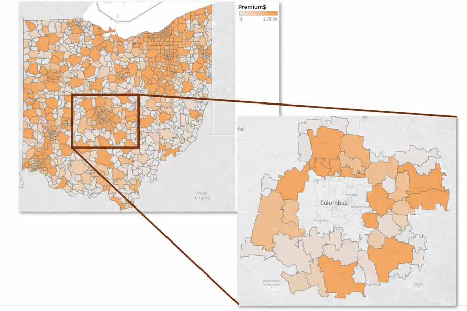 new market identification with insurance data analytics