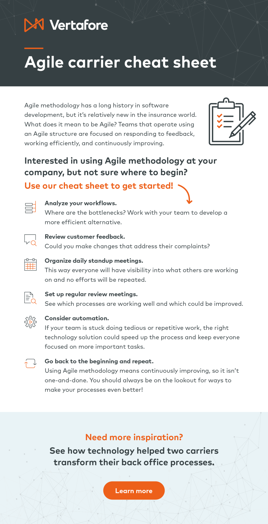 Vertafore Agile Carrier Cheat Sheet