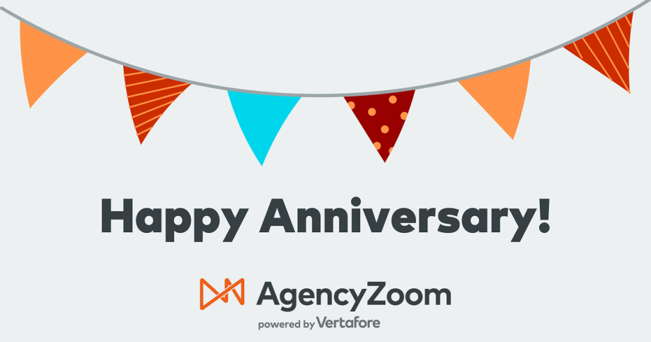 Happy anniversary AgencyZoom