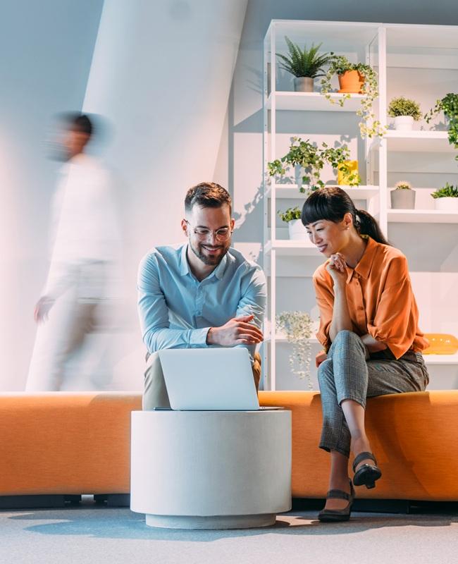 AgencyOne - Distribution Velocity - coworkers in office