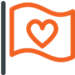 Vertafore heart flag icon